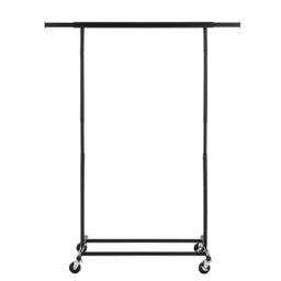 House of Home Heavy Duty Black Clothes Rail Adjustable Width & Height - thumbnail 2