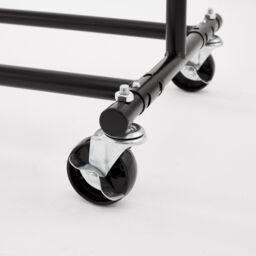 House of Home Heavy Duty Black Clothes Rail Adjustable Width & Height - thumbnail 4