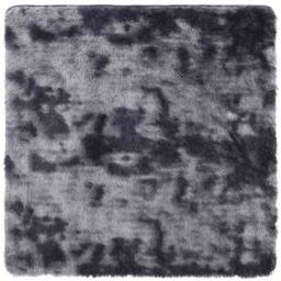 Berkfield Home Shaggy Rug High Pile NAVARRA Dark Grey 240x240 cm Polyester - Size: Medium - thumbnail 1