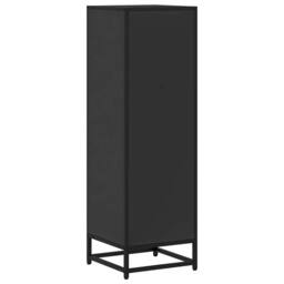 Berkfield Home Book Cabinet Black 33.5x33x107.5 cm Engineered Wood - thumbnail 6