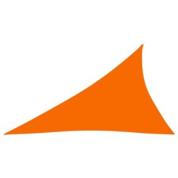 Berkfield Home Sunshade Sail Oxford Fabric Triangular 4x5x6.4 m Orange