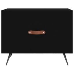 Berkfield Home Coffee Tables 2 pcs Black 50x50x40 cm Engineered Wood - Size: 50 x 50 x 40 cm - thumbnail 6