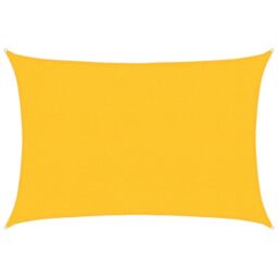 Berkfield Home Sunshade Sail 160 g/m¬≤ Yellow 3x5 m HDPE - thumbnail 2