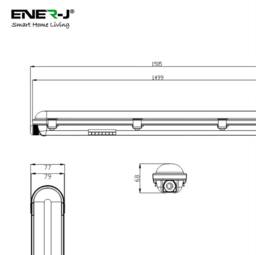 ENER-J Pack of 6 Power Selectable CCT Selectable Non Corrosive Waterproof LED in White - thumbnail 6