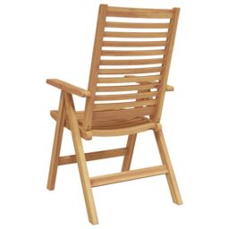Berkfield Home Garden Chairs Foldable 4 pcs Solid Wood Teak in Brown - thumbnail 7