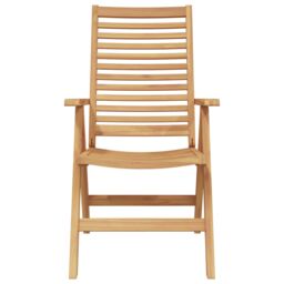 Berkfield Home Garden Chairs Foldable 4 pcs Solid Wood Teak in Brown - thumbnail 5
