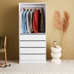 sweeek Side table, end table, bedside table metal Ø32 x H46.5cm in Cream - thumbnail 6