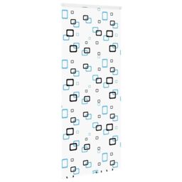 Berkfield Home Shower Roller Blind with Cassette 100x240 cm Fabric Width 96 cm in Black - thumbnail 3