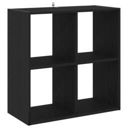 Berkfield Home Modern Bookcase Black Oak 68, 5x32x68, 5 cm Engineered Wood - thumbnail 3