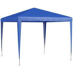 OUTSUNNY Garden Gazebo Marquee Party Tent Wedding Canopy Patio 2.7 x 2.7m in Blue - thumbnail 2