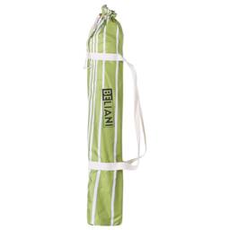 Wyld and Coco 150 cm Tilting Round Garden Parasol Beech Wood Pole Lime Green - thumbnail 9
