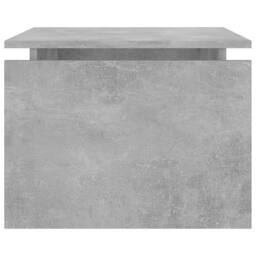 Berkfield Home Modern Coffee Table Concrete Grey 68x50x38 cm Engineered Wood - Size: 68 x 50 x 38 cm - thumbnail 6