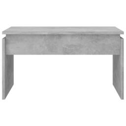 Berkfield Home Modern Coffee Table Concrete Grey 68x50x38 cm Engineered Wood - Size: 68 x 50 x 38 cm - thumbnail 5
