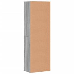 Berkfield Home Highboard Grey Sonoma 60x35x180 cm Engineered Wood - Size: 60 x 35 x 180 cm - thumbnail 5