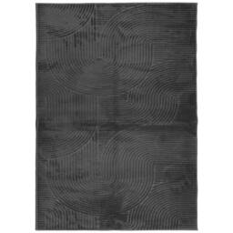 Berkfield Home Rug IZA Short Pile Scandinavian Look Anthracite 200x280 cm in Dark Grey - Size: Medium - thumbnail 1