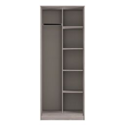 Ready Assembled 2 U Fuji Open Wardrobe (Ready Assembled) in Light Grey - thumbnail 2