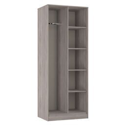 Ready Assembled 2 U Fuji Open Wardrobe (Ready Assembled) in Light Grey - thumbnail 6