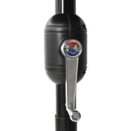 Berkfield Home Harmful 3-Tier Parasol with Aluminium Pole Black 2 m - thumbnail 7