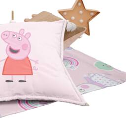 Peppa Pig Fleece Smile Blanket in Pink - Size: Crib - thumbnail 3