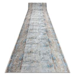 RugsX Anti-Slip Lotus Runner in Grey - Size: 120 cm x 110 cm - thumbnail 1
