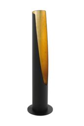 Eglo Barbotto Black Steel & Gold Table Lamp - thumbnail 1