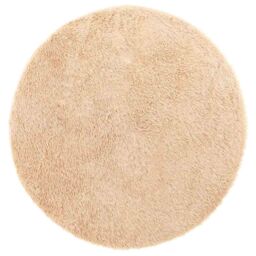 Berkfield Home Shaggy Rug High Pile NAVARRA Beige 200x200 cm Polyester - Size: Medium - thumbnail 2