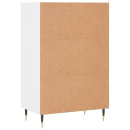 Berkfield Home Highboard White 57x35x90 cm Engineered Wood - Size: 57 x 35 x 90 cm - thumbnail 6