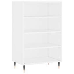 Berkfield Home Highboard White 57x35x90 cm Engineered Wood - Size: 57 x 35 x 90 cm - thumbnail 3
