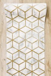 RugsX Exclusive Emerald Runner in Yellow - Size: 70 cm x 360 cm - thumbnail 4