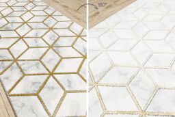 RugsX Exclusive Emerald Runner in Yellow - Size: 70 cm x 360 cm - thumbnail 3