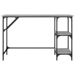 Berkfield Home Decorative Desk Grey Sonoma 120x50x75 cm Metal & Engineered Wood - Size: 120 x 50 x 75 cm - thumbnail 5
