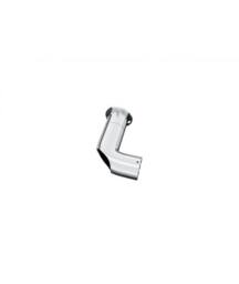 New Edge Blinds 28mm Room Darkening Corner Bracket for Curtain Poles in Metallic Silver - Size: 1 - thumbnail 3