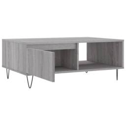Berkfield Home Decorative Coffee Table Grey Sonoma 90x60x35 cm Engineered Wood - Size: 90 x 60 x 35 cm - thumbnail 6