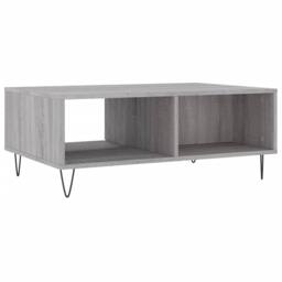 Berkfield Home Decorative Coffee Table Grey Sonoma 90x60x35 cm Engineered Wood - Size: 90 x 60 x 35 cm - thumbnail 8