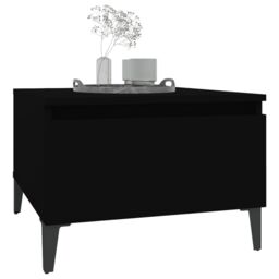 Berkfield Home Side Table Black 50x46x35 cm Engineered Wood - Size: 50 x 46 x 35 cm - thumbnail 4
