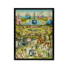"Artery8 Bosch Garden Earthly Delights Framed Canvas Wall Art Print - Size: W12"" x H16""" - thumbnail 1