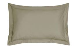Smart Living Polycotton Oxford Percale Pillowcase Pair Non Iron in Taupe - Size: Standard Pillow Case - thumbnail 1