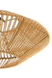 Living and Home E27 Vintage Hemp Rope Ceiling Pendant Light in Light Brown - thumbnail 4