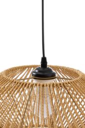 Living and Home E27 Vintage Hemp Rope Ceiling Pendant Light in Light Brown - thumbnail 3