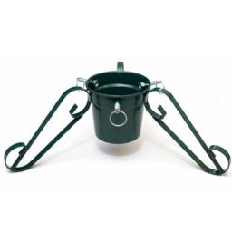 Pegdev Traditional Christmas Tree Stand with 3 Legs 3 Screw Clamps Up to 2.8m in Green