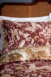 Paoletti Harewood British Animal 100% Cotton Duvet Cover Set in Red - Size: Double - thumbnail 3