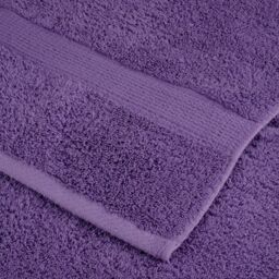 Berkfield Home Premium Hand Towels SOLUND 4 pcs Purple 50x100 cm 600 gsm - thumbnail 6