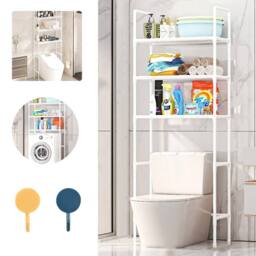Hinsinc 3-Tier Over Toilet Storage Rack for Bathroom White - thumbnail 1