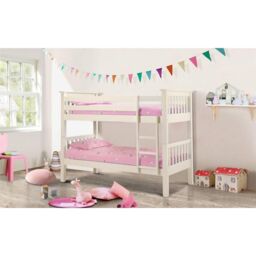 Ashfield Premium Stone White Finish Shaker Style Bunk Bed - Size: Single - thumbnail 1