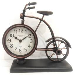 Minster 27cm Table Clock for Living Room/Hallway/Dining Room - L9xW25xH27 cm in Bronze