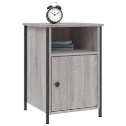 Berkfield Home Bedside Cabinets 2 pcs Grey Sonoma 40x42x60 cm Engineered Wood - Size: 40 x 42 x 60 cm - thumbnail 3