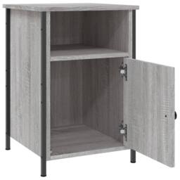 Berkfield Home Bedside Cabinets 2 pcs Grey Sonoma 40x42x60 cm Engineered Wood - Size: 40 x 42 x 60 cm - thumbnail 7