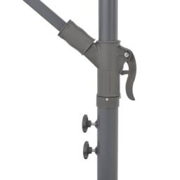 Berkfield Home Elegant Cantilever Umbrella with Aluminium Pole 300 cm Blue - thumbnail 7