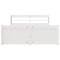 Berkfield Home Beautiful Bed Frame with Headboard without Mattress White 160x200 cm - thumbnail 6