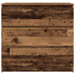 Berkfield Home Sideboard Old Wood 80x35x76 cm Engineered Wood in Brown - Size: 80 x 35 x 76 cm - thumbnail 6